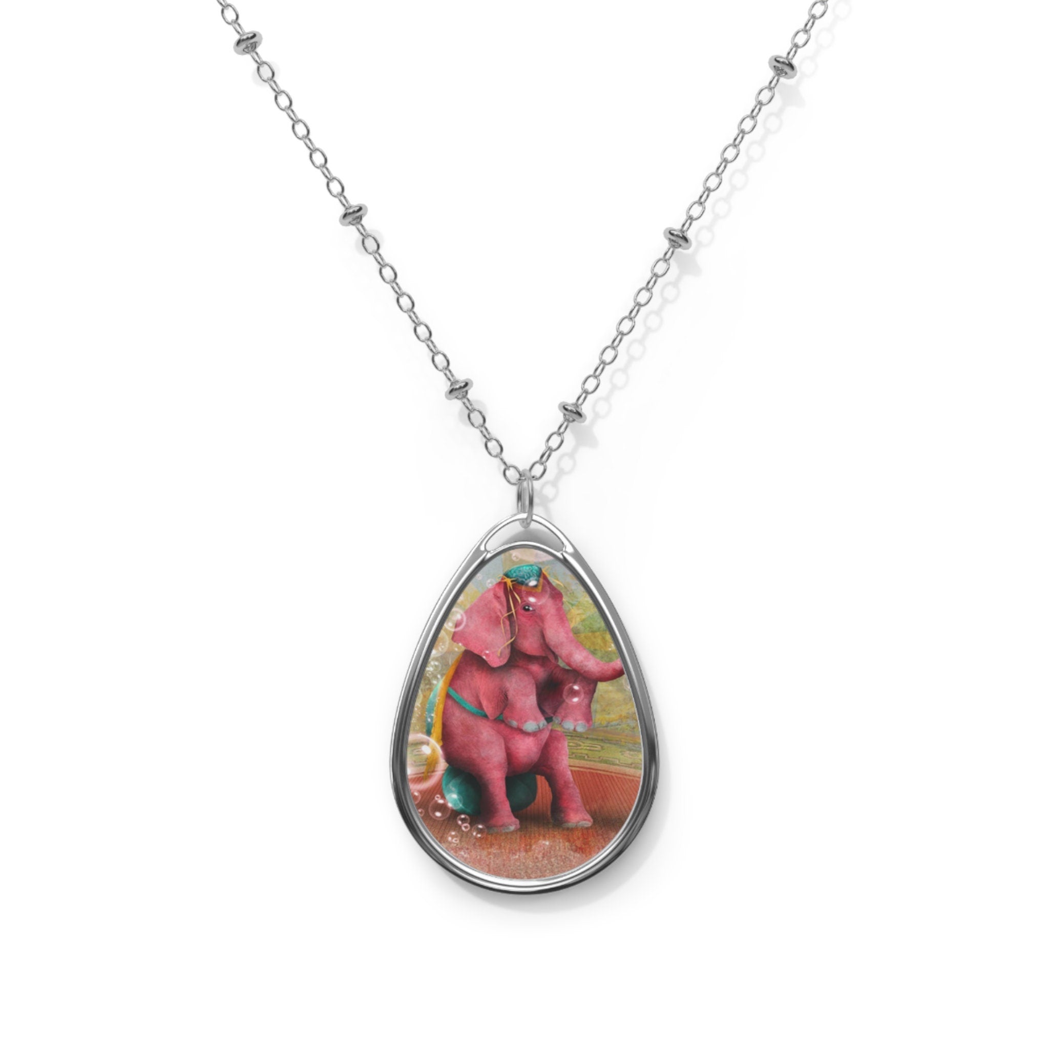 Beatriz the Pink Elephant · Necklace