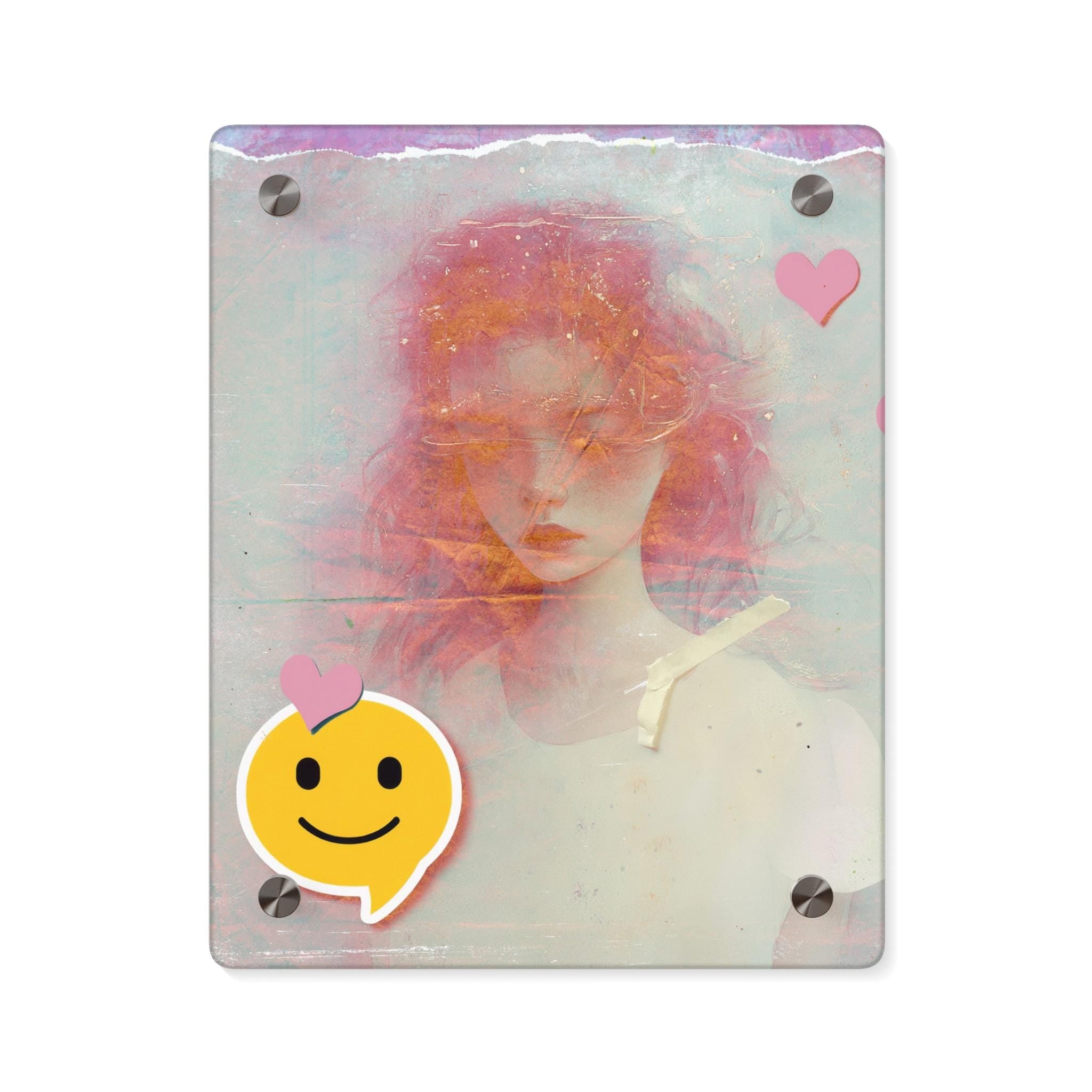 Mutable Modality Pink Acrylic Wall Art Panel · Acrylic Print