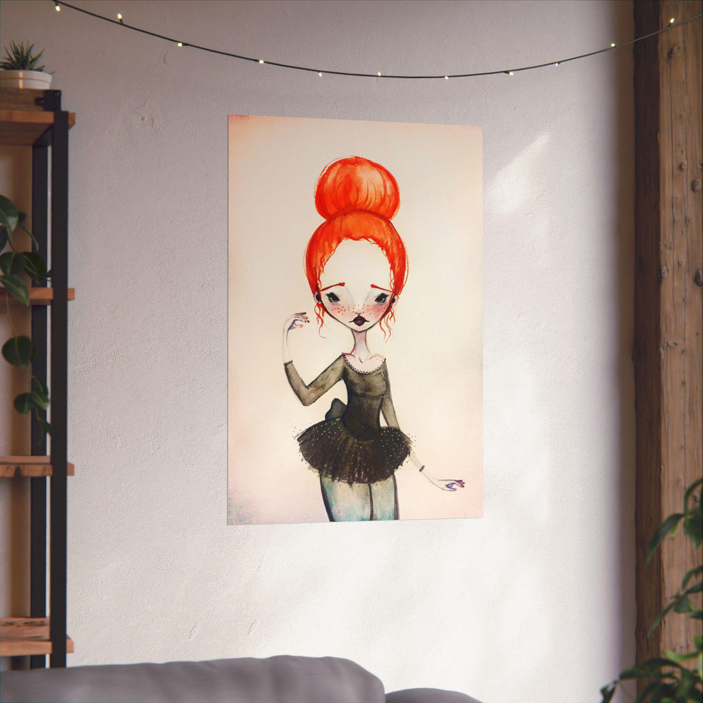 Ginger Ballerina · Poster Print