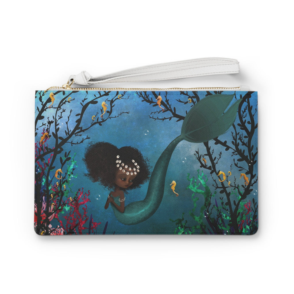 Teal Mermaid · Clutch Bag