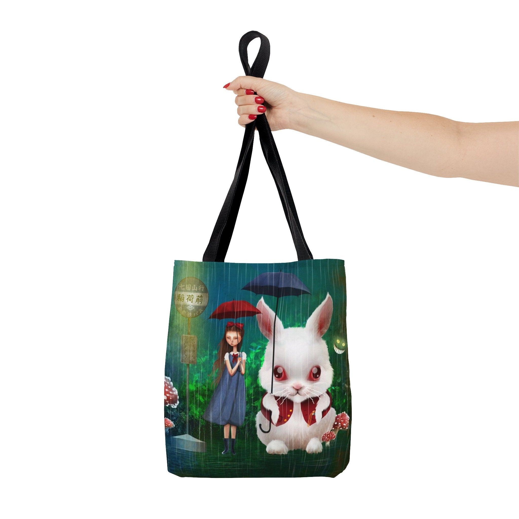 Alice in Wonderland Totoro · Tote Bag