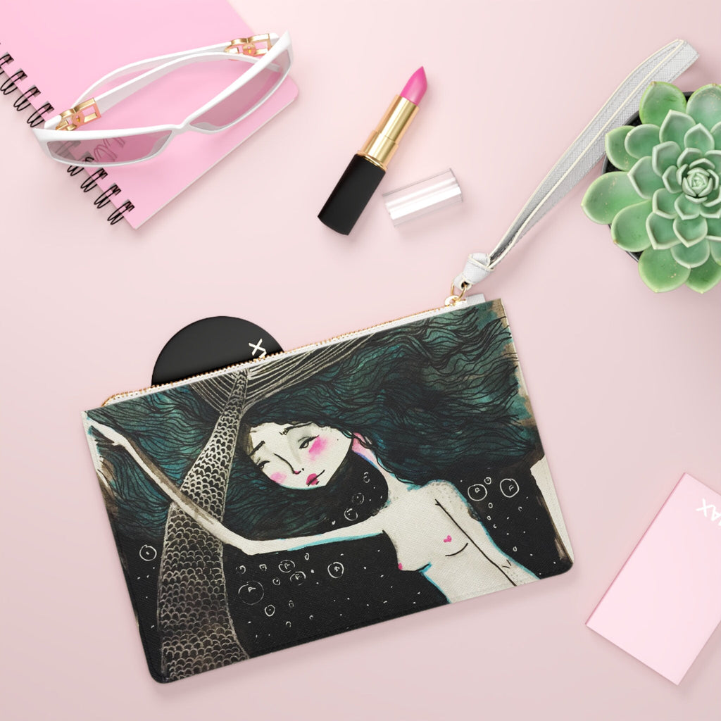 Little Teal Mermaid · Clutch Bag