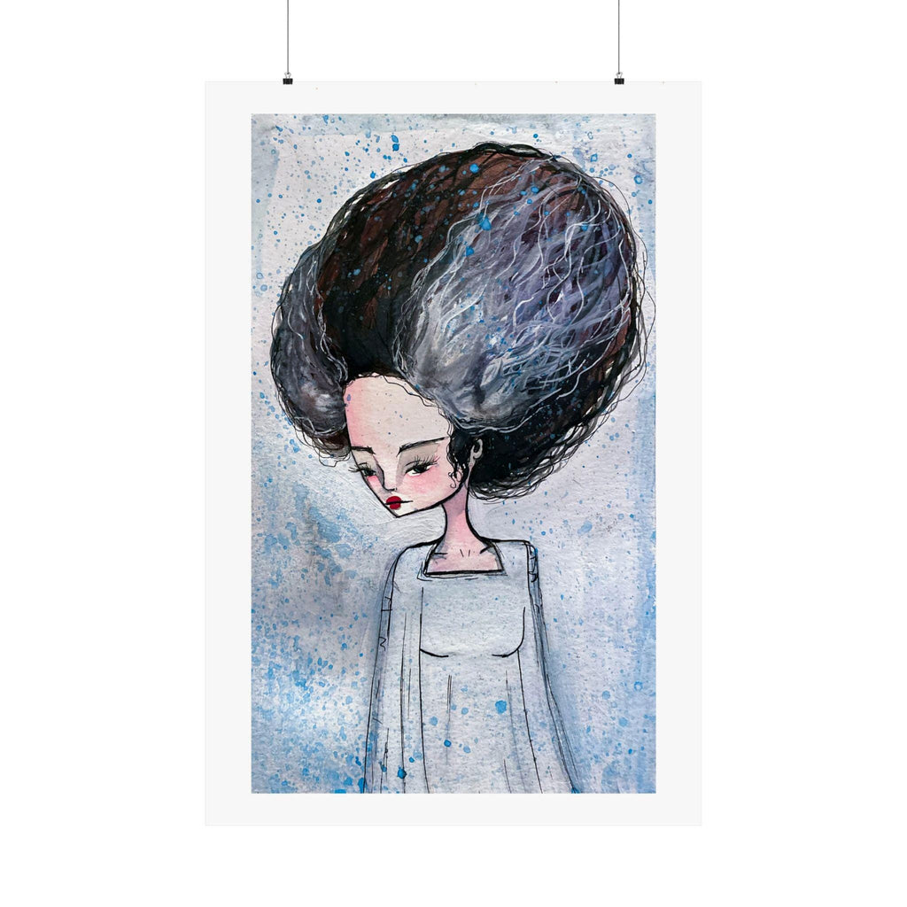 The Bride of Frankenstein Portrait · Poster Print