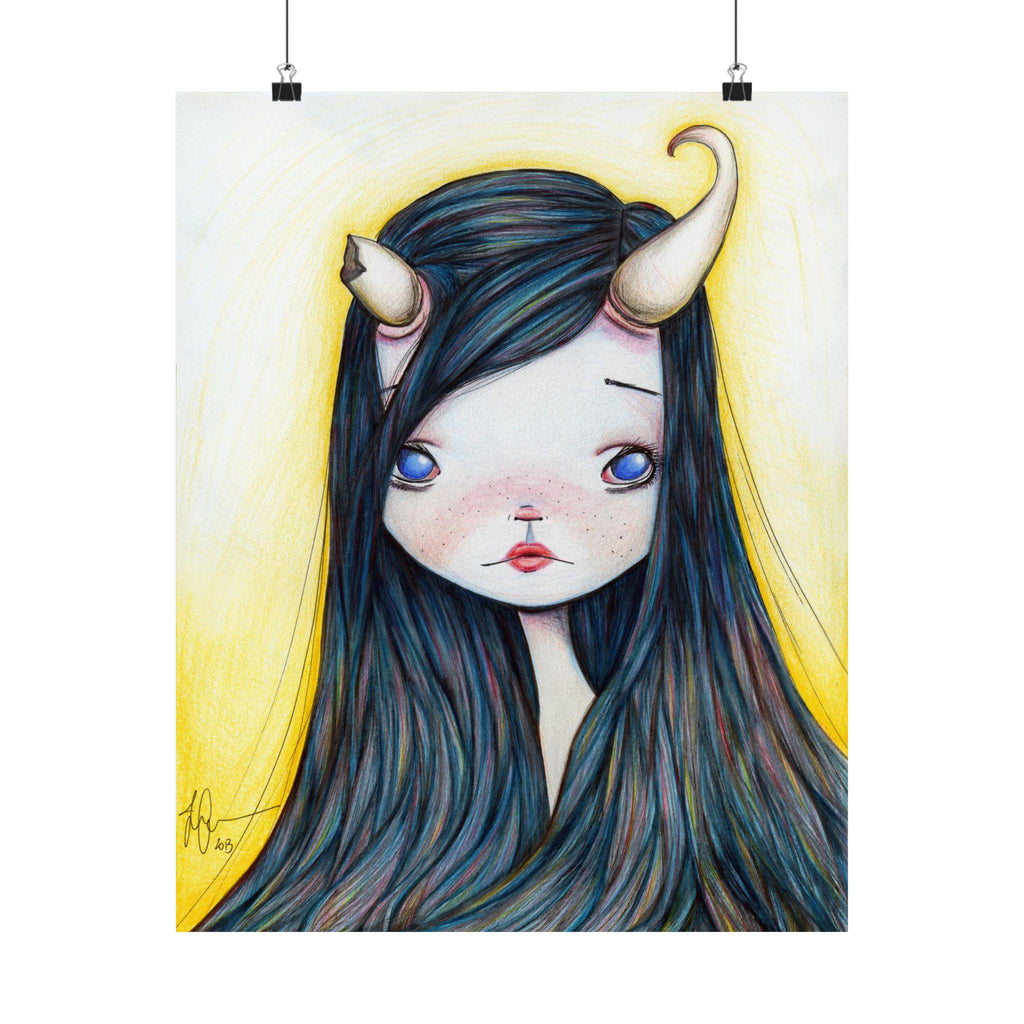 Lonely Girl · Poster Print