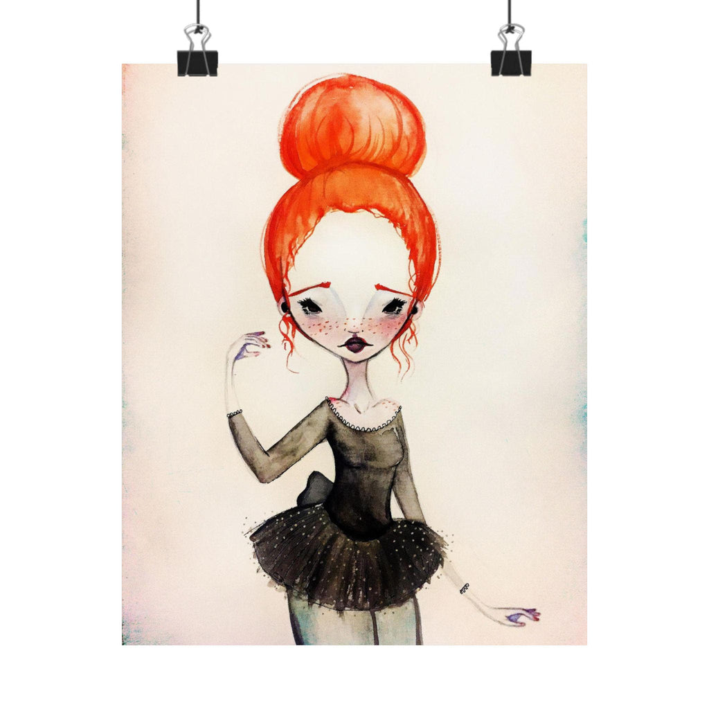 Ginger Ballerina · Poster Print