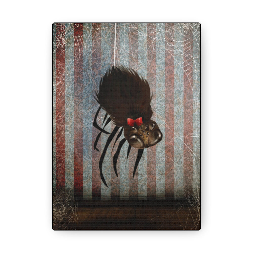 Miss Spider on her Own · Canvas Print