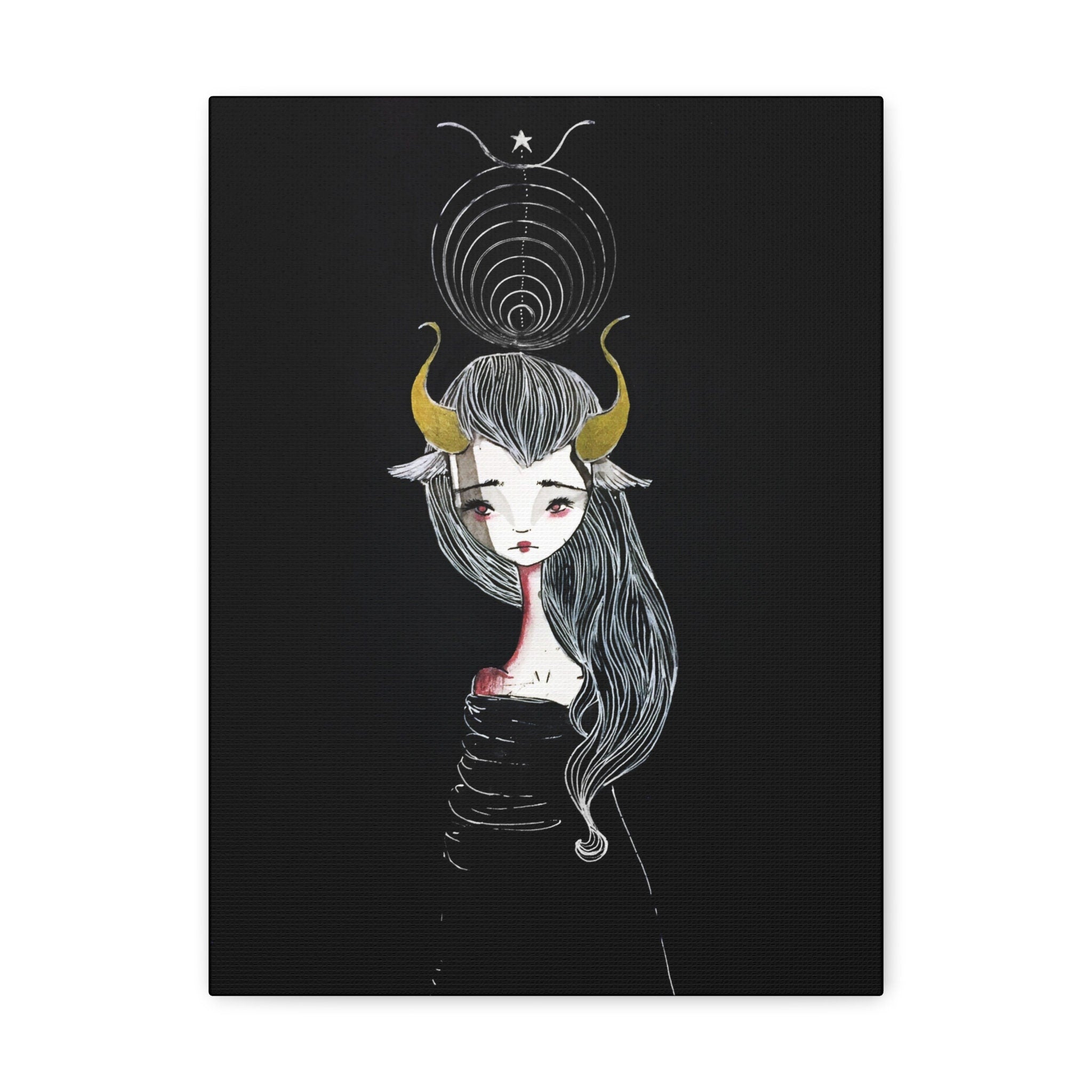Taurus Girl · Canvas Print