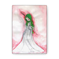 Green Unicorn Girl · Canvas Print