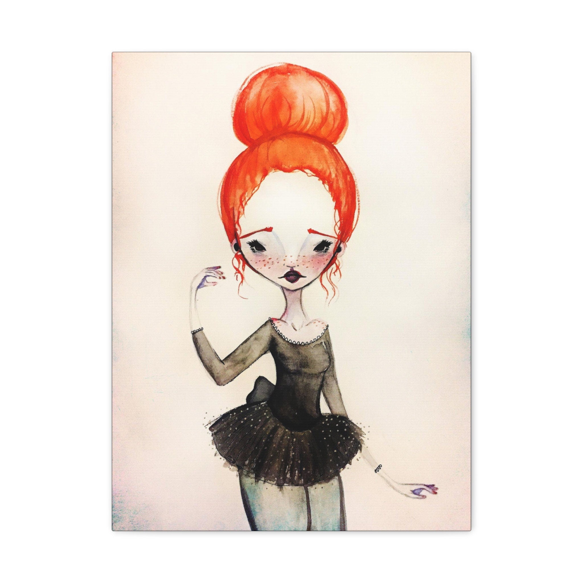 Ginger Ballerina · Canvas Print