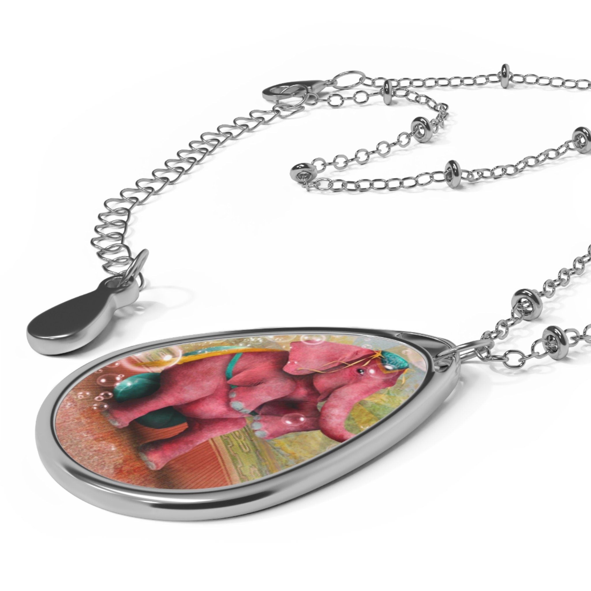 Beatriz the Pink Elephant · Necklace