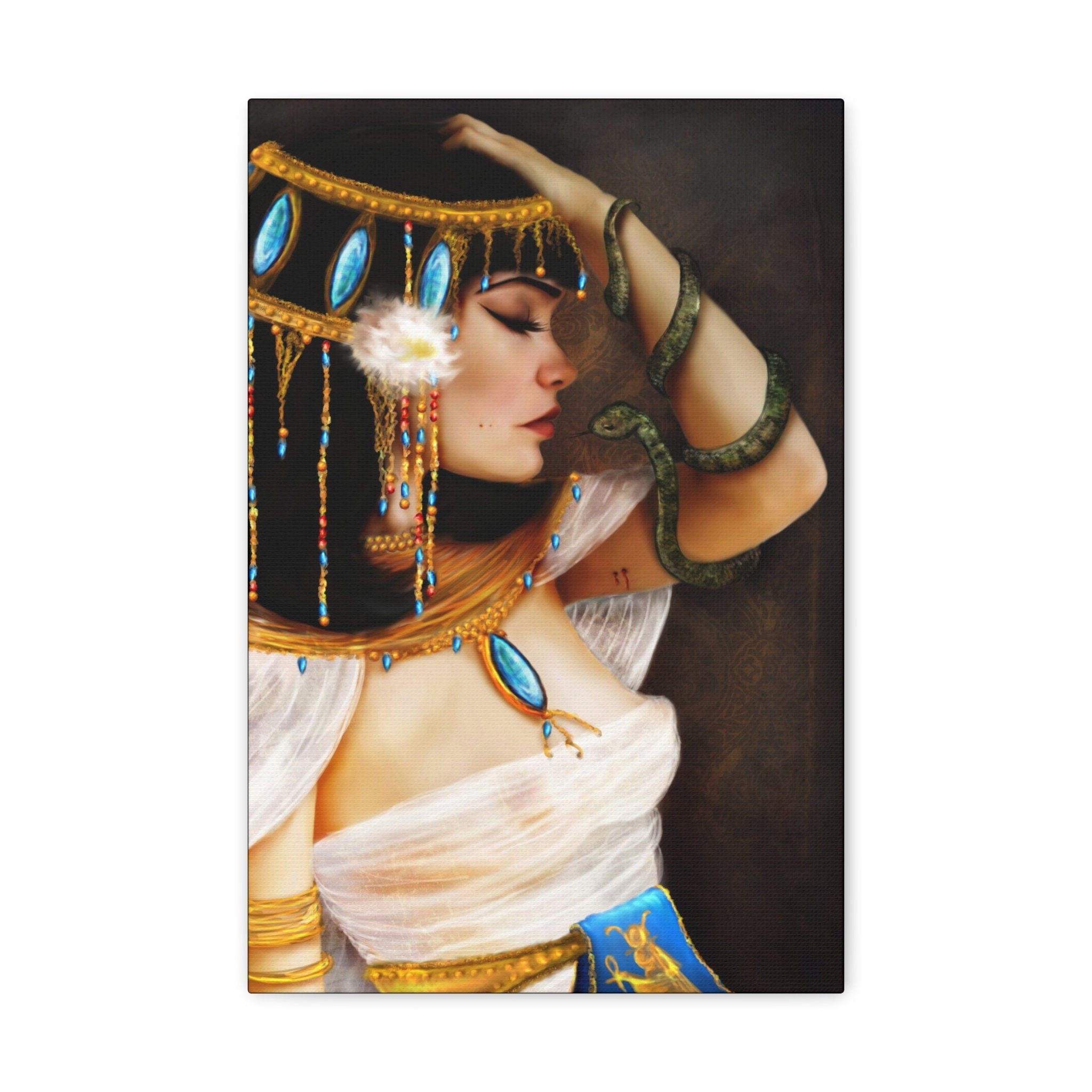 Cleopatra and the Serpent · Canvas Print