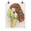 Mermaid in Red · Poster Print