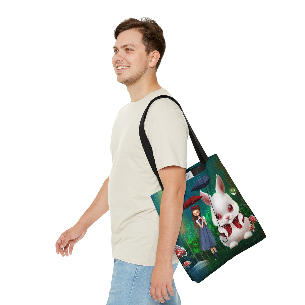 Alice in Wonderland Totoro · Tote Bag
