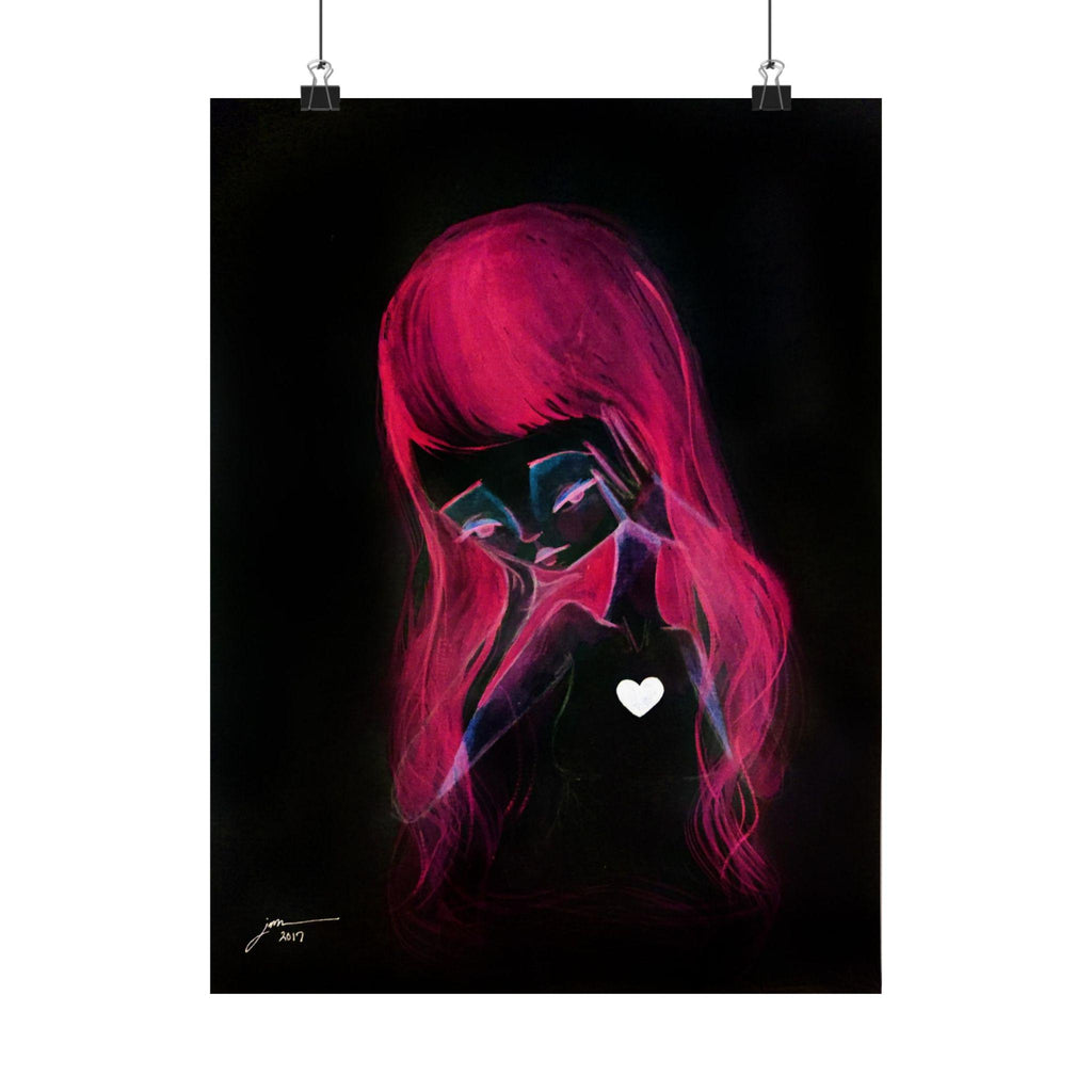 Girl Inverted · Poster Print
