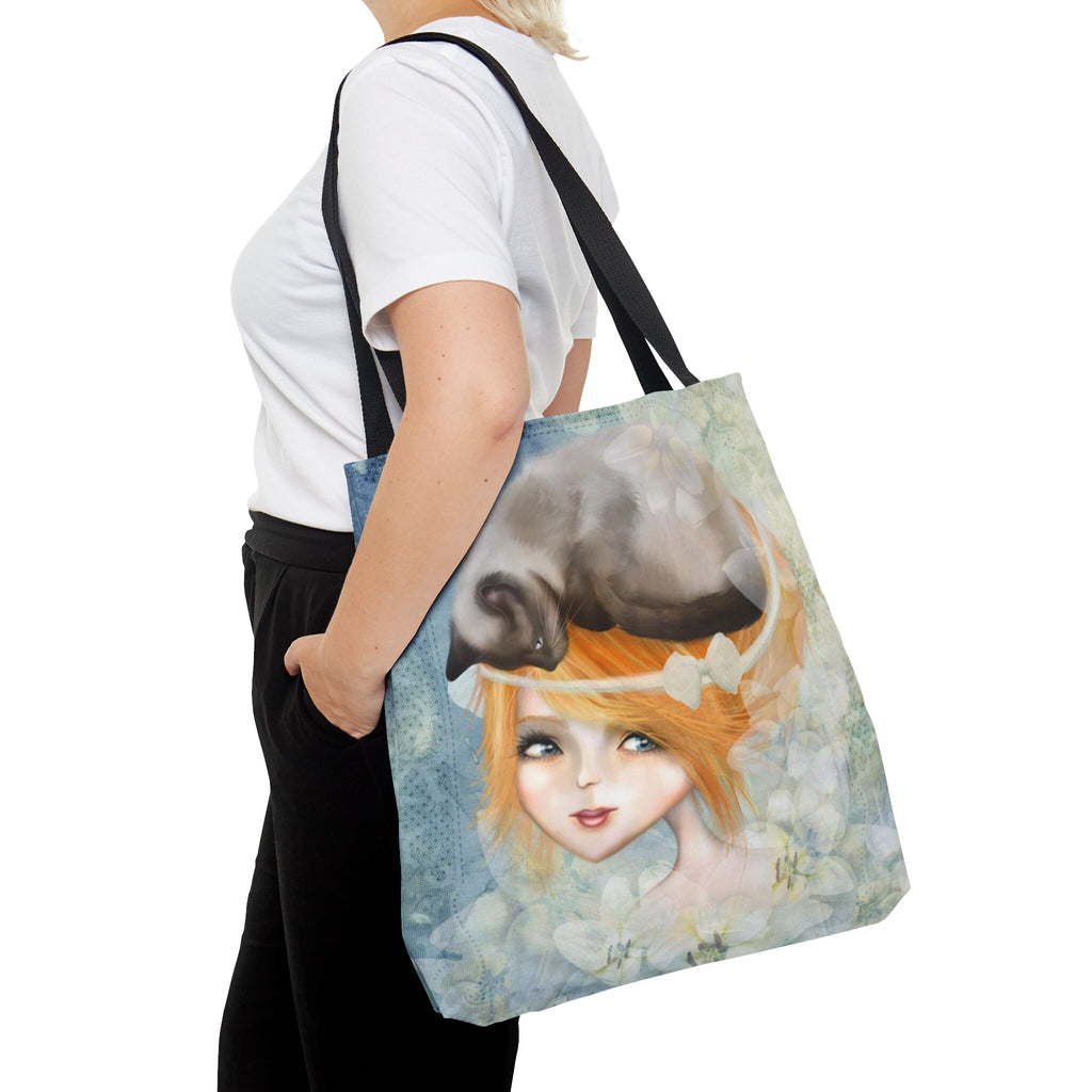 Mr. Minkerton and I in Blue · Tote Bag