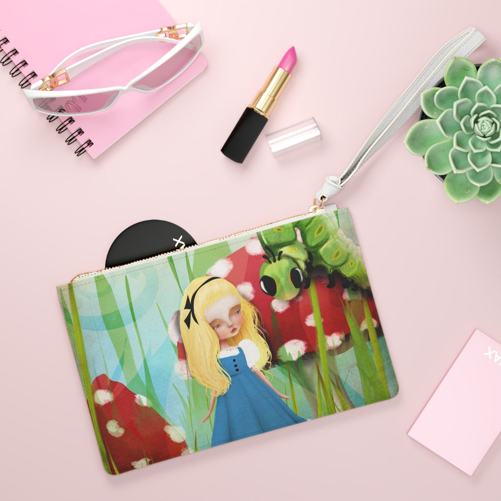 Alice and the Caterpillar · Clutch Bag