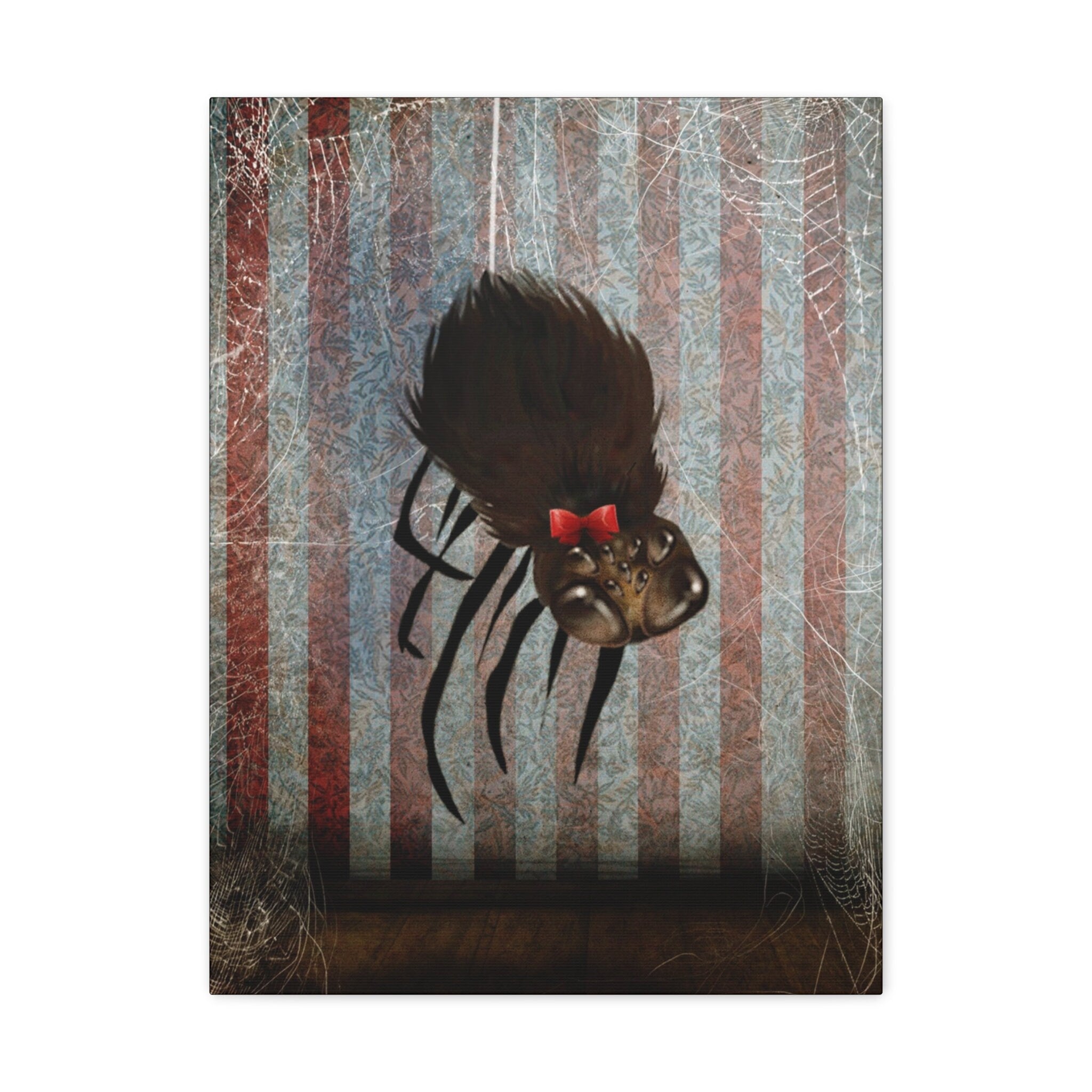 Miss Spider on her Own · Canvas Print