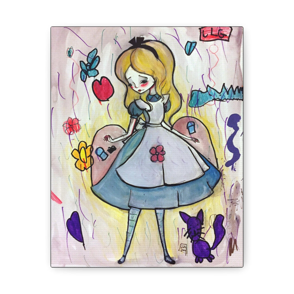 Alice in Wonderland Mommy and Me · Canvas Print