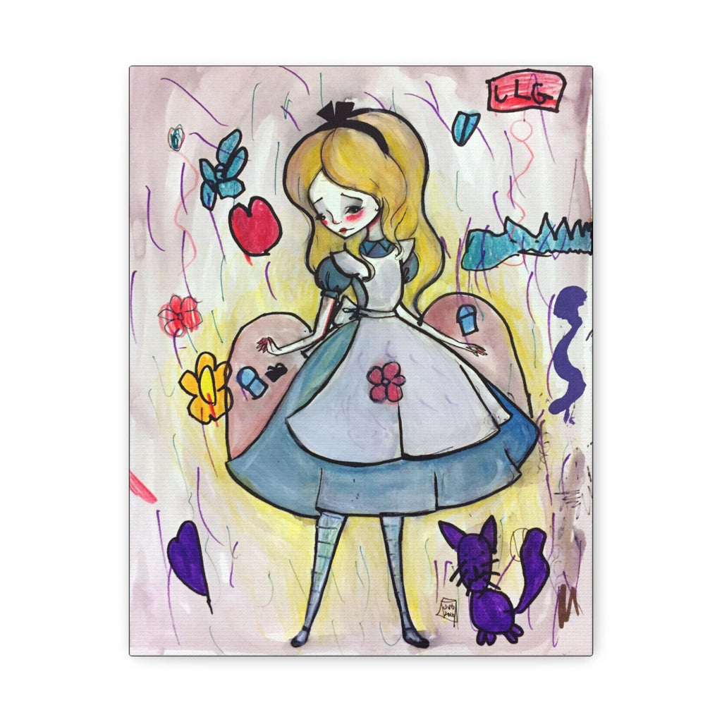 Alice in Wonderland Mommy and Me · Canvas Print