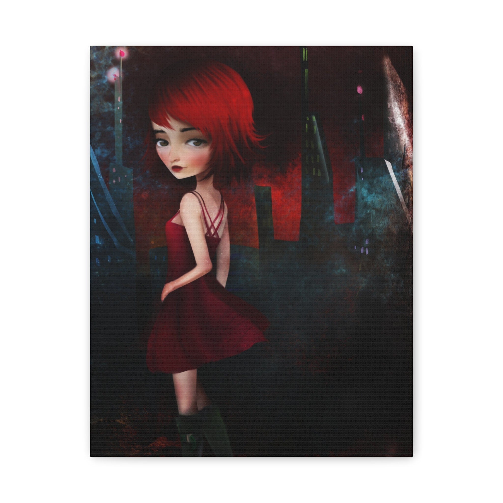 Red City · Canvas Print