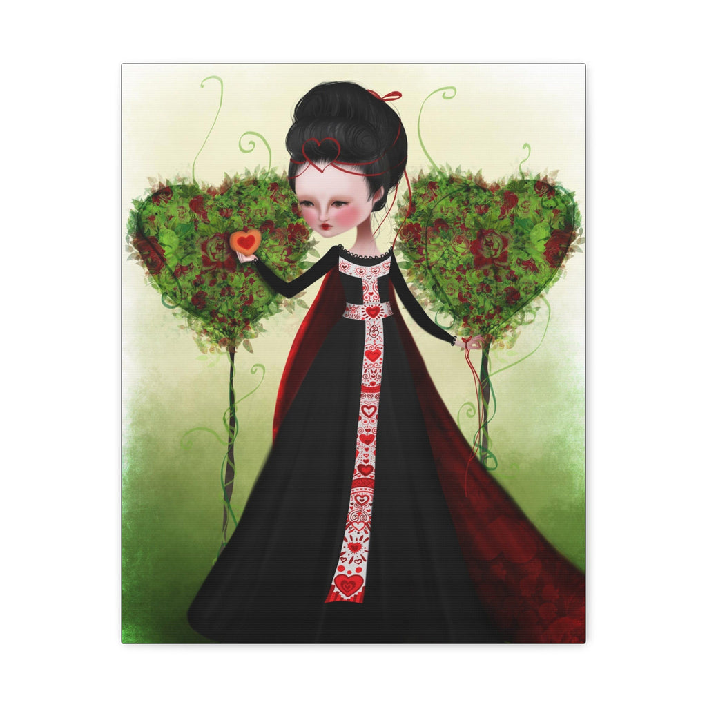 Queen of Hearts · Canvas Print