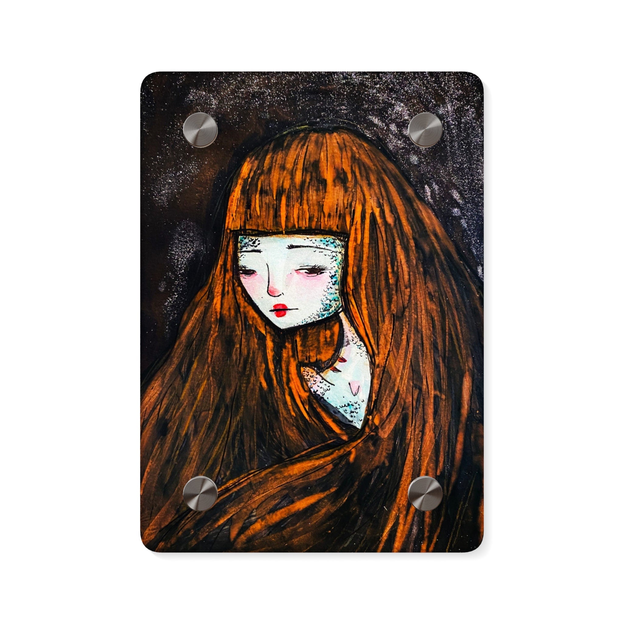 Monster Self Portrait Acrylic Wall Art Panel · Acrylic Print