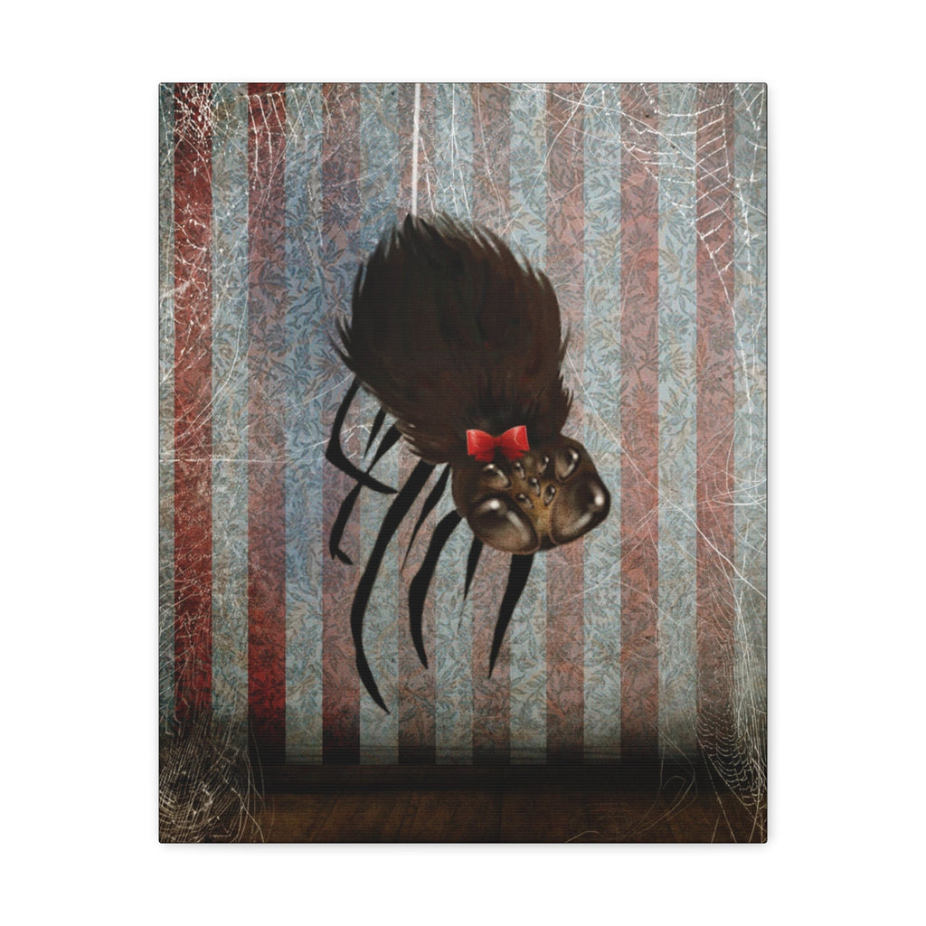 Miss Spider on her Own · Canvas Print