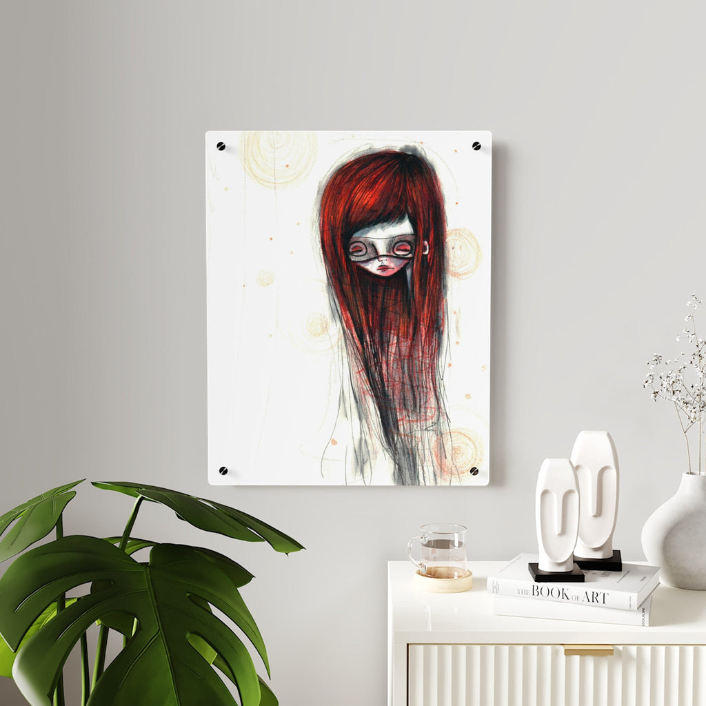 Red Super Acrylic Wall Art Panel · Acrylic Print