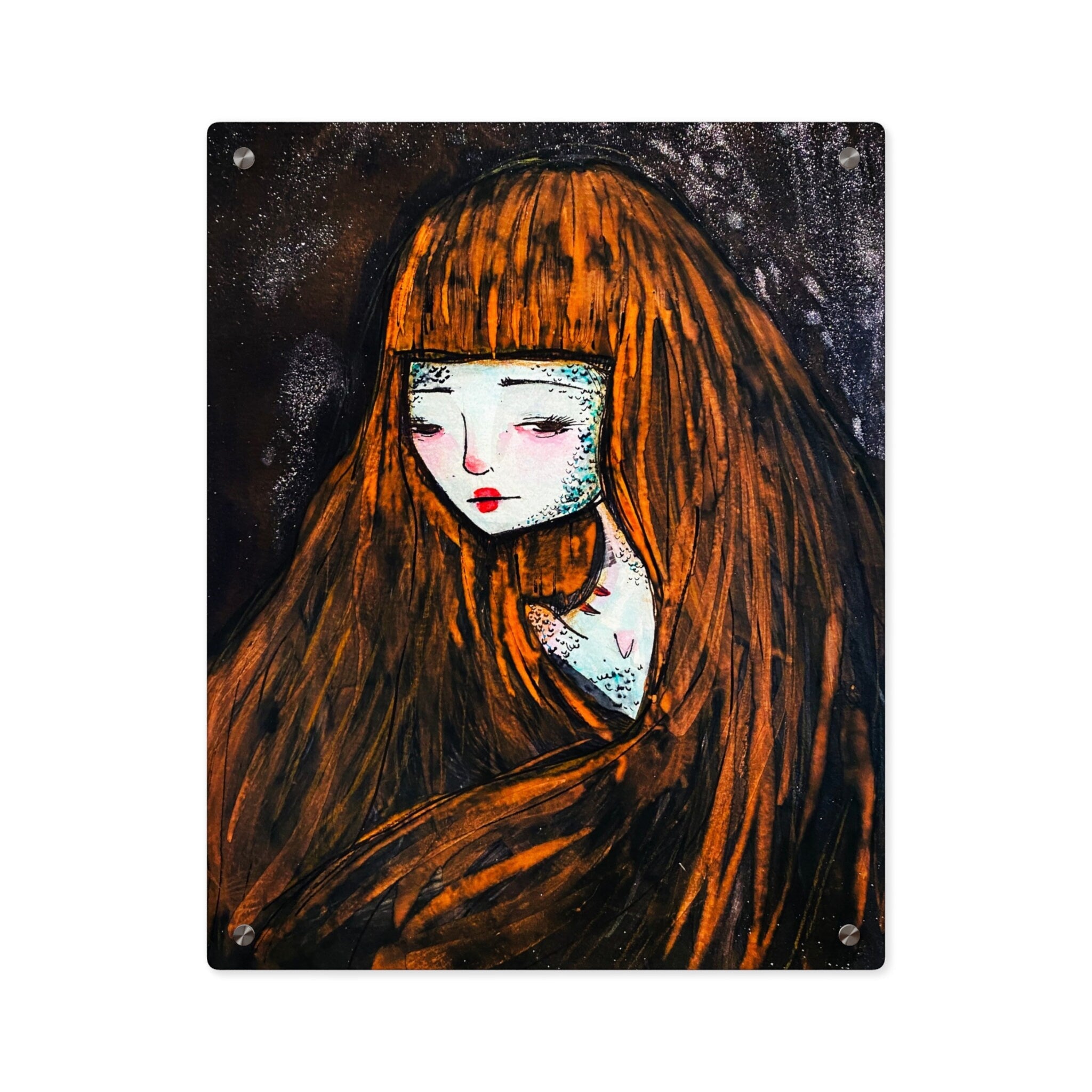 Monster Self Portrait Acrylic Wall Art Panel · Acrylic Print
