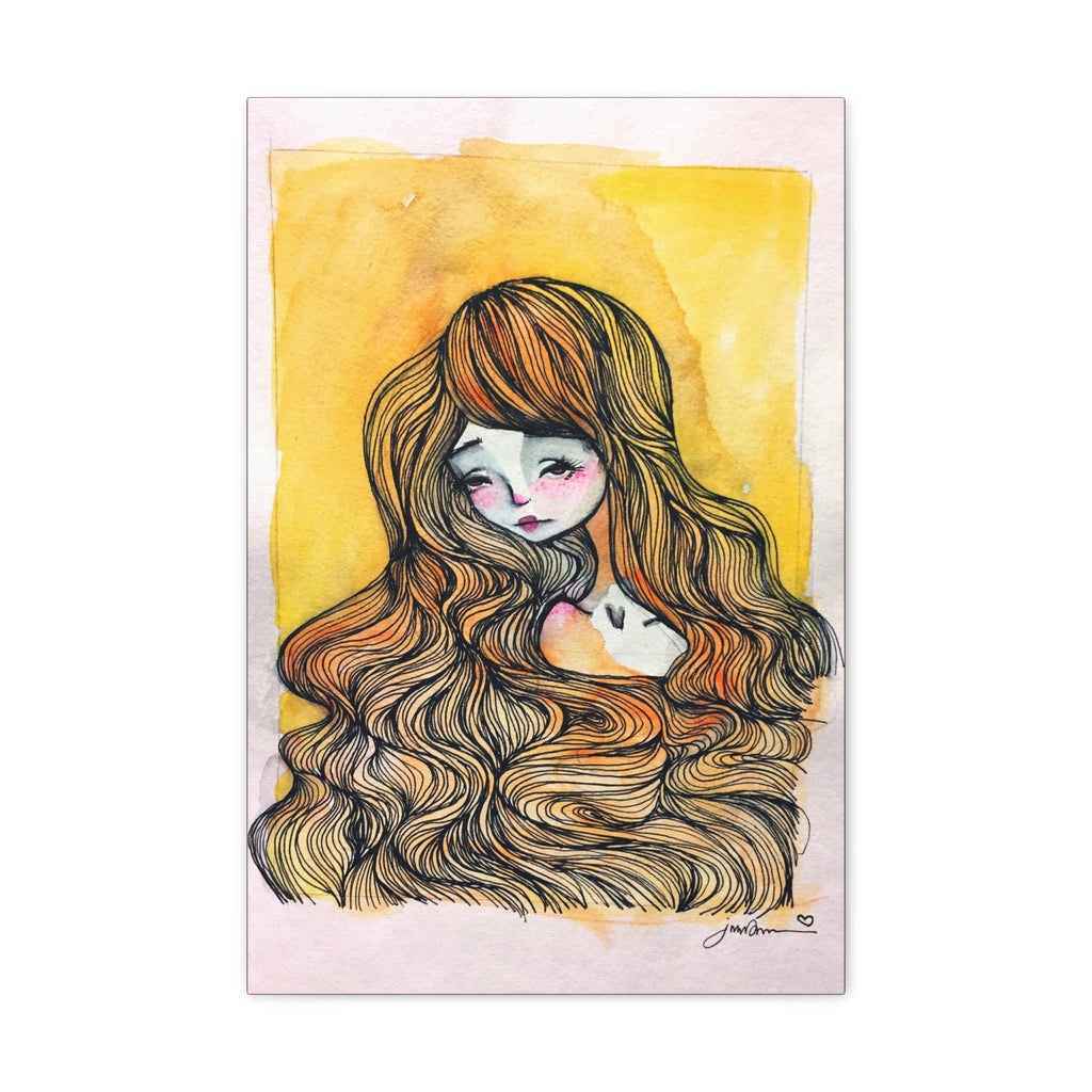 Golden Girl · Canvas Print