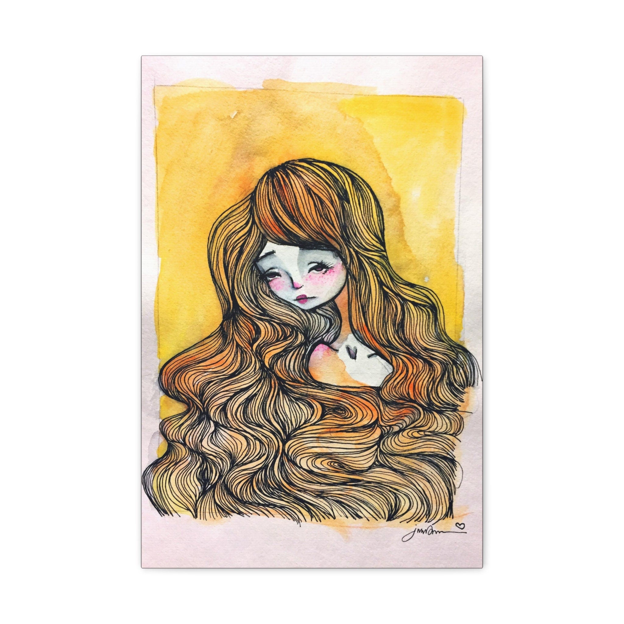 Golden Girl · Canvas Print