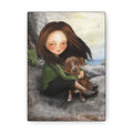 Keli and Olive · Canvas Print