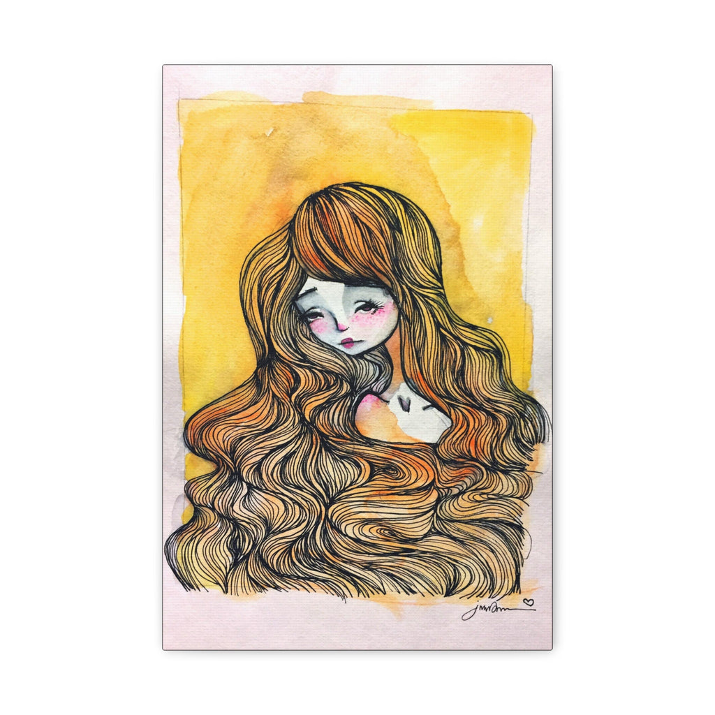 Golden Girl · Canvas Print