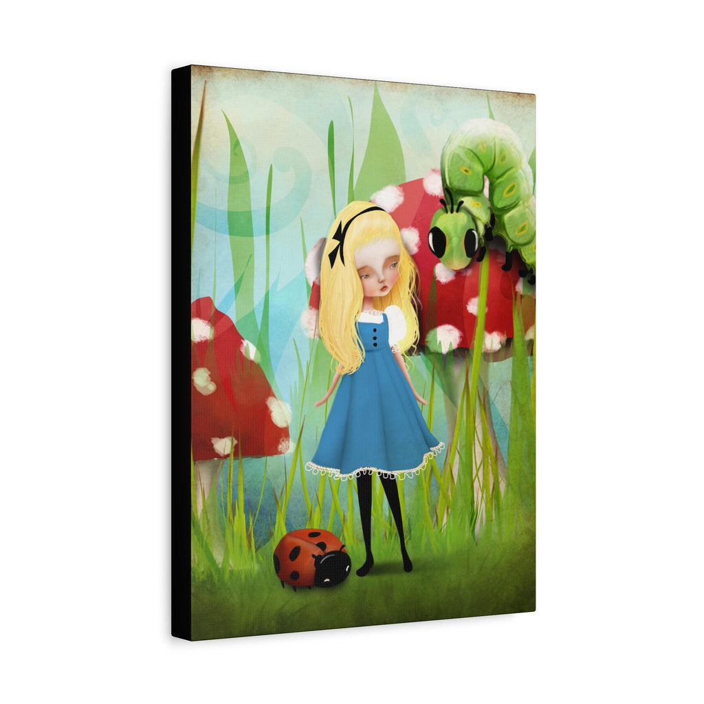 Alice and the Caterpillar Museum Wrap · Canvas Print