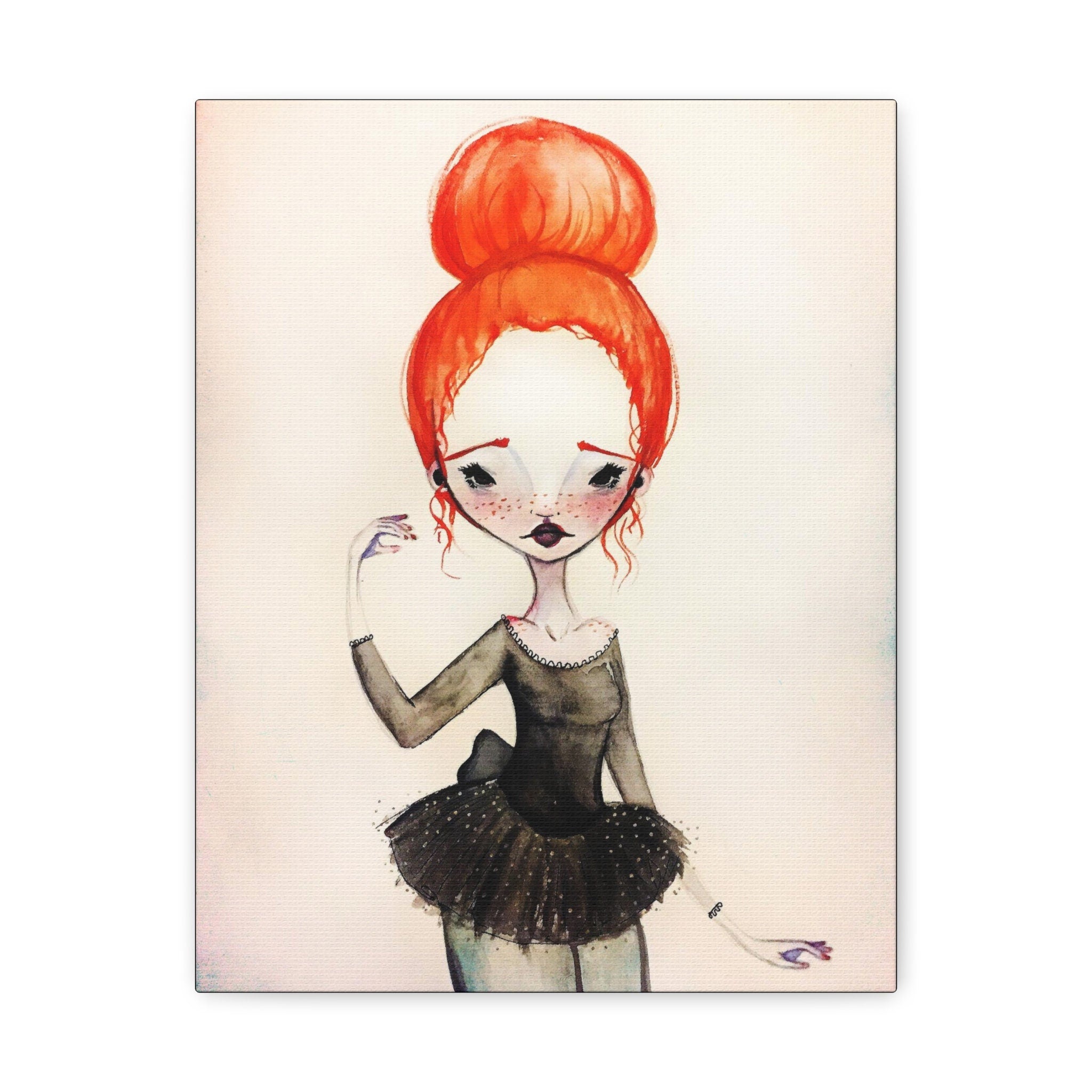 Ginger Ballerina · Canvas Print