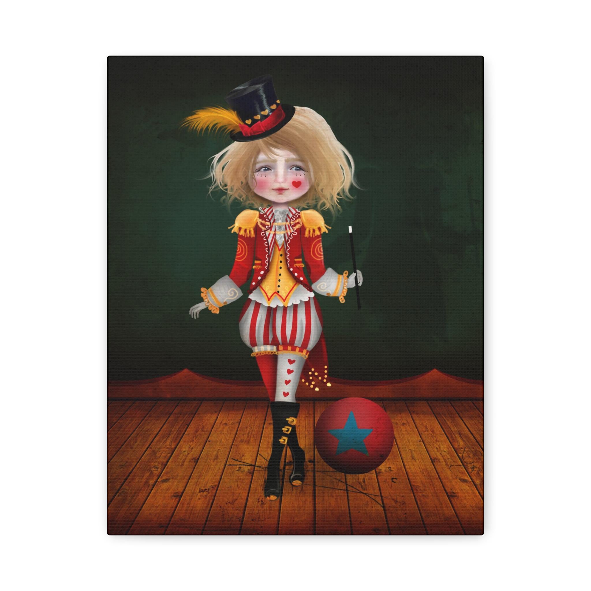 Le maiitre de l'anneau · Canvas Print