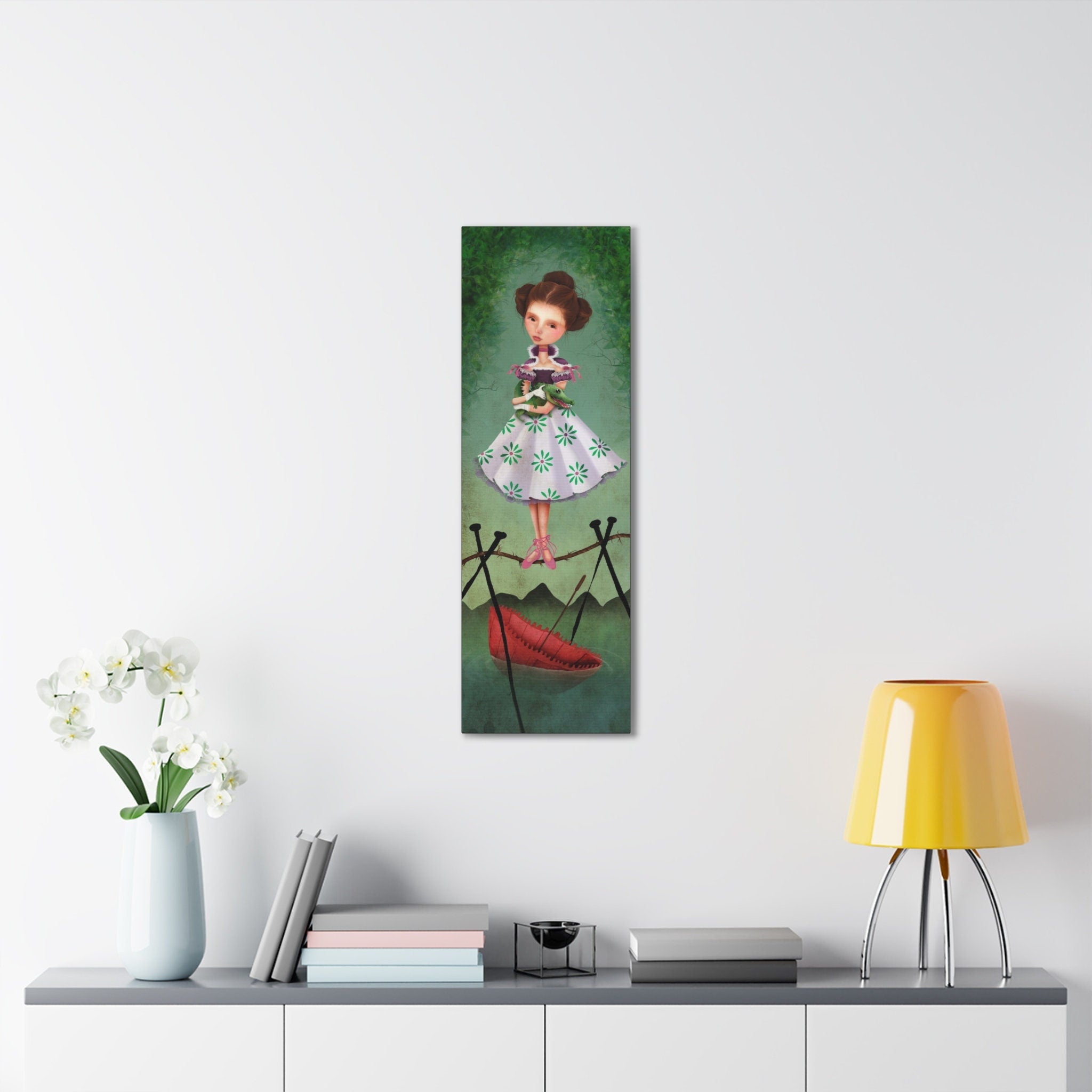 Umbrella Girl · Canvas Print