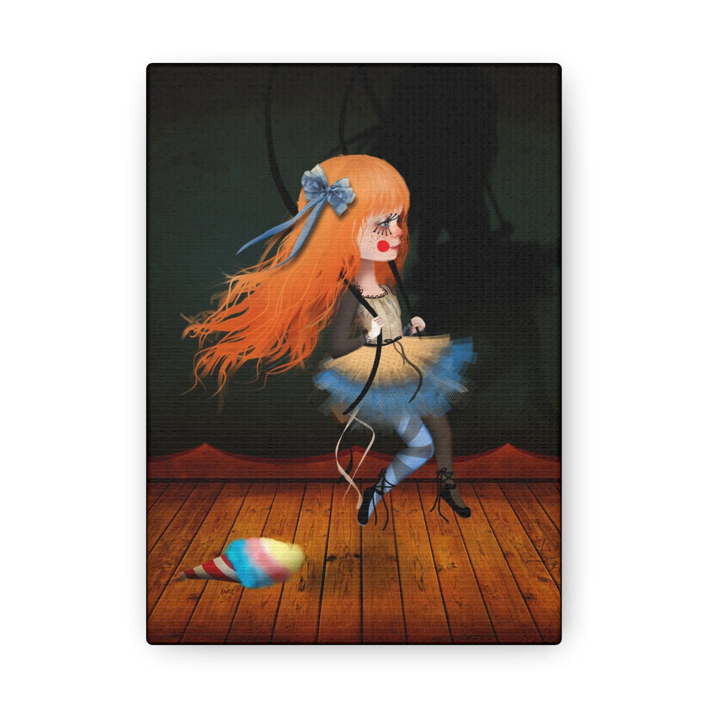Fille qui se balance · Canvas Print
