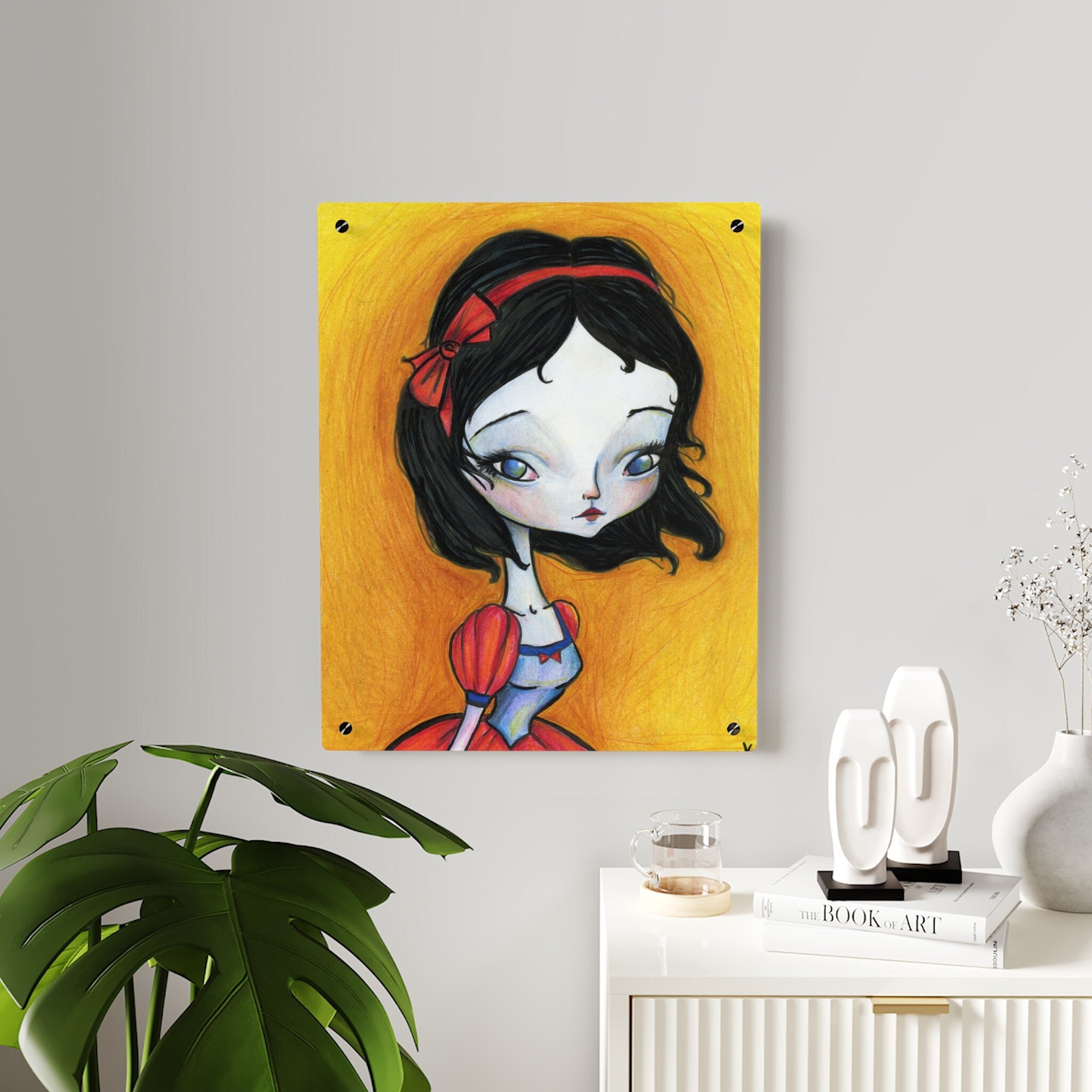 Snow White Acrylic Wall Art Panel · Acrylic Print