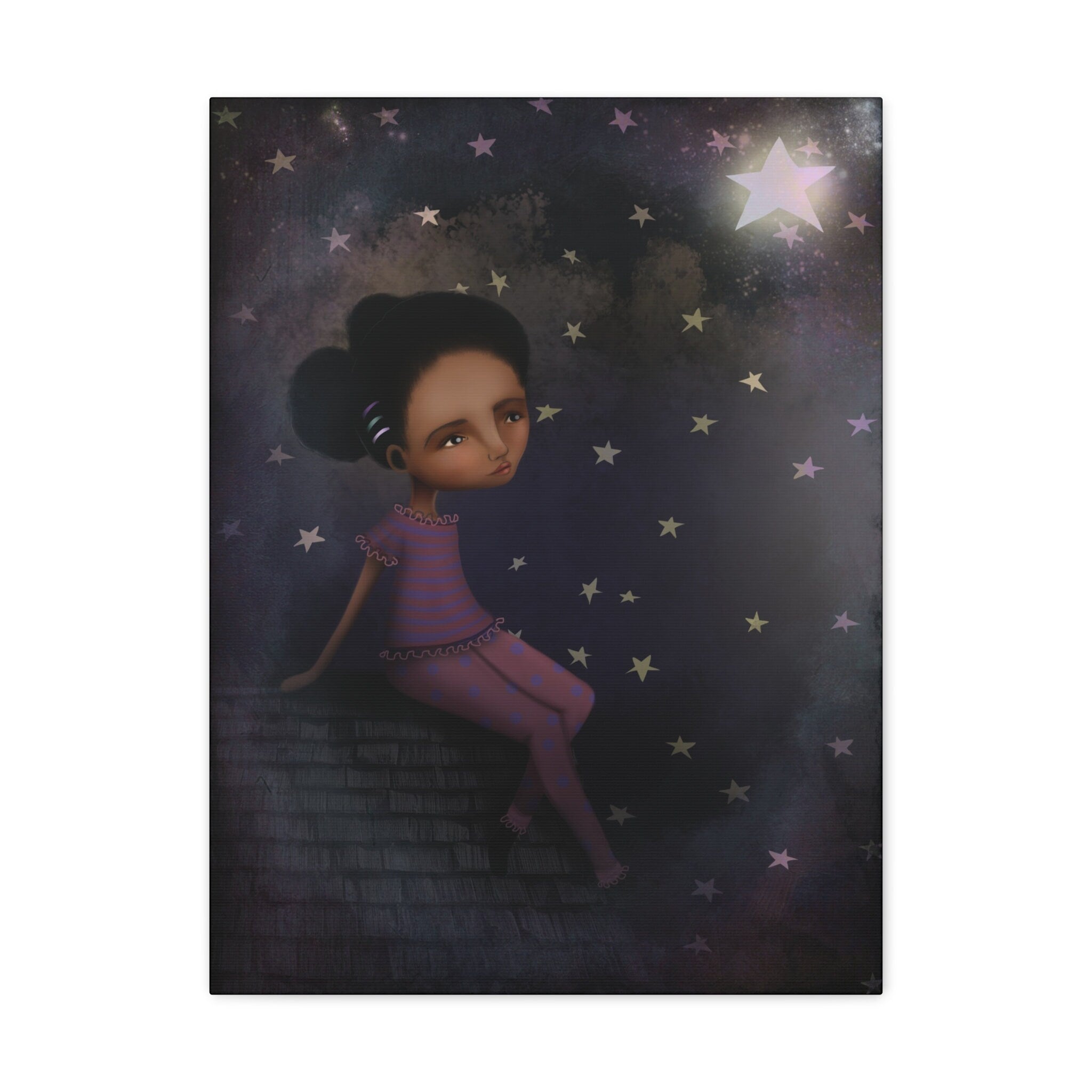 Star Light Star Bright · Canvas Print