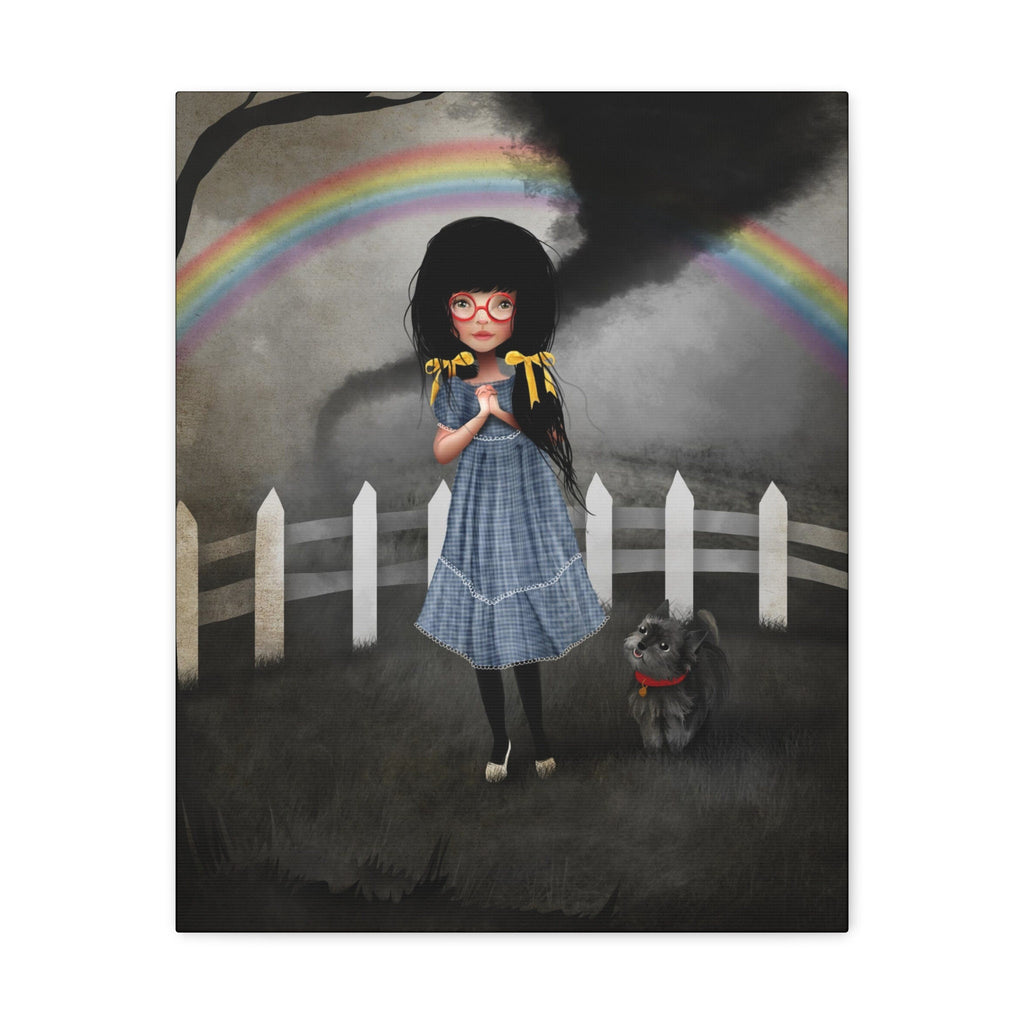 Dorothy and Toto of Kansas · Canvas Print