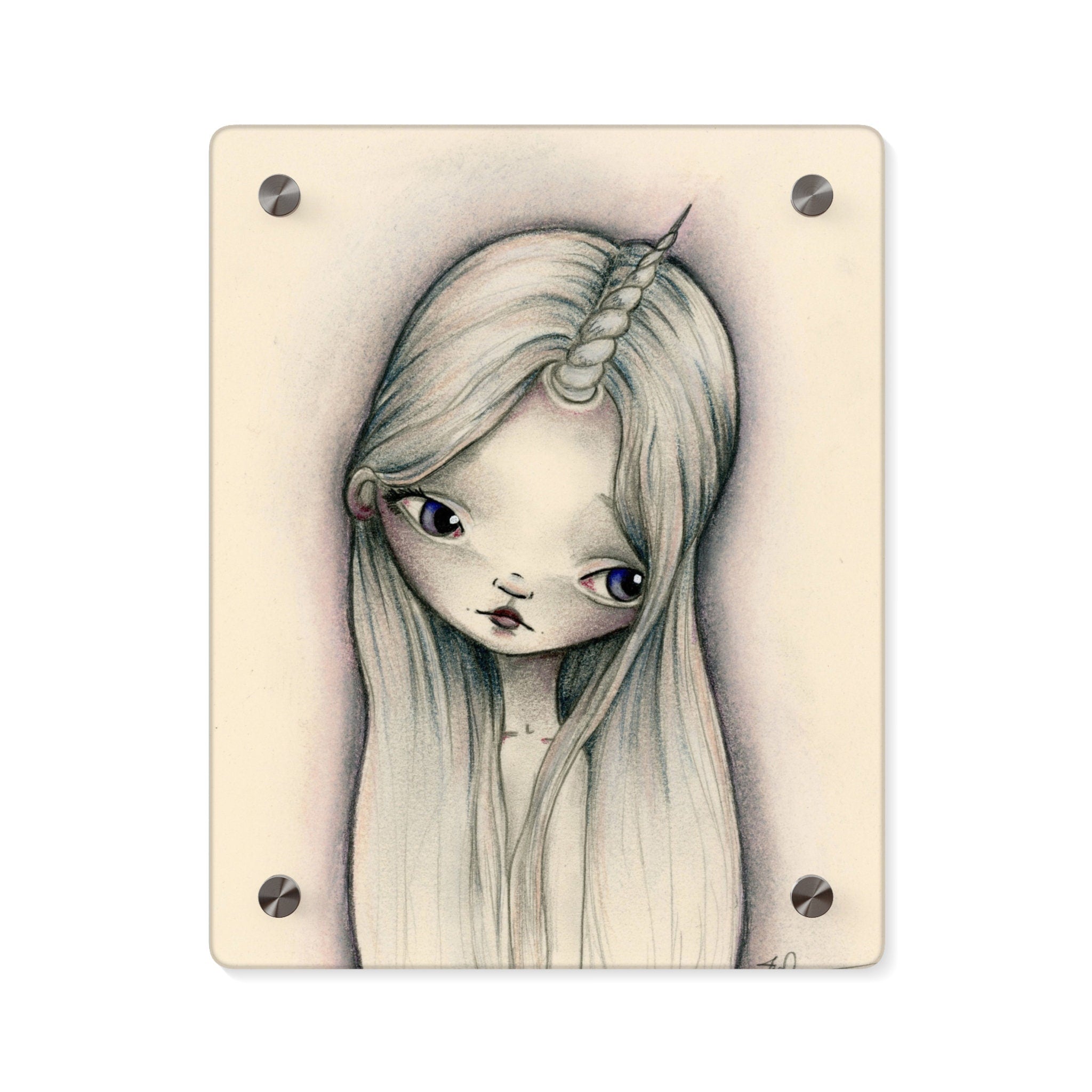 The Last Unicorn Acrylic Wall Art Panel · Acrylic Print