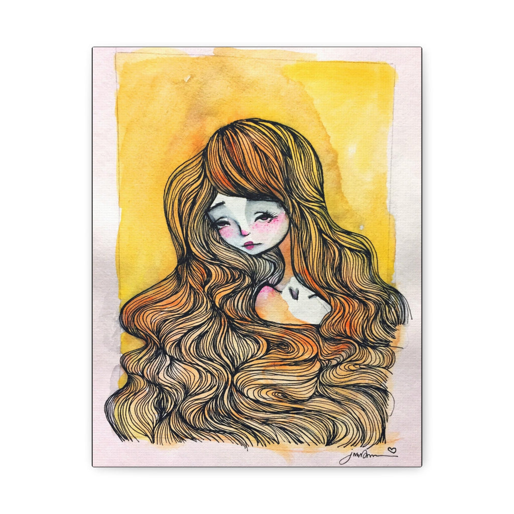 Golden Girl · Canvas Print