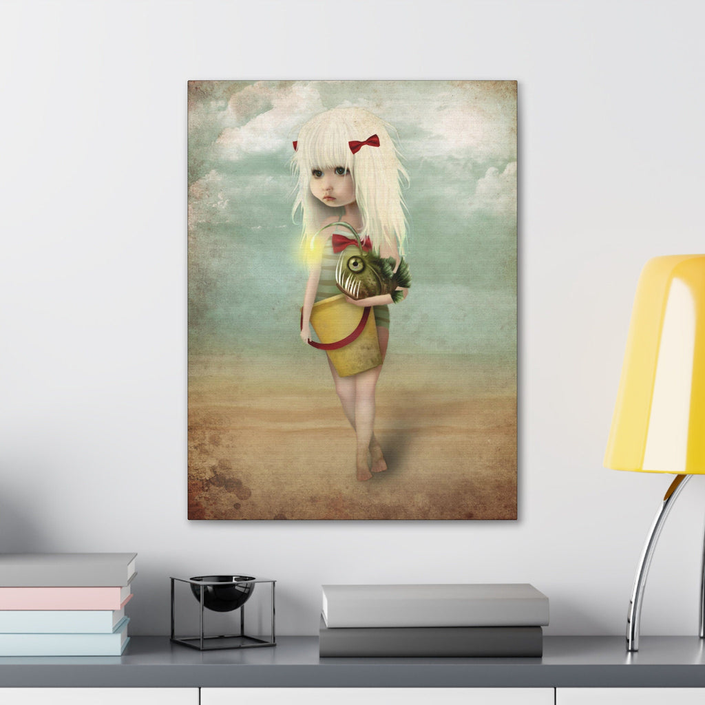 My Fishy Friend · Canvas Print