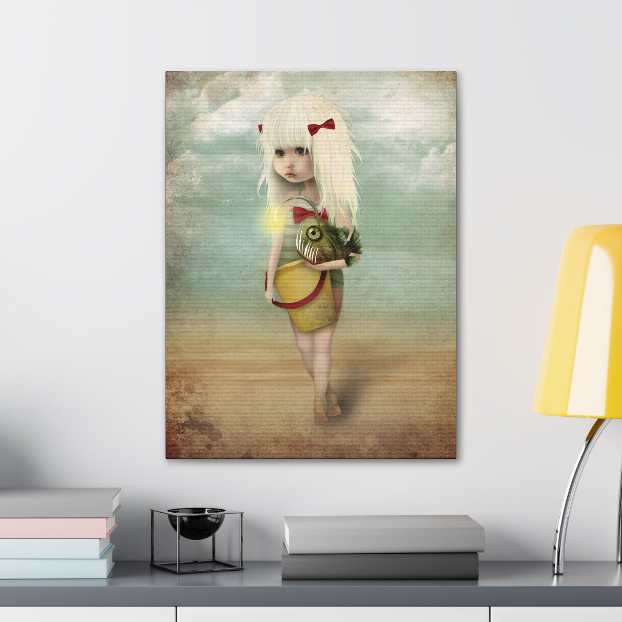 My Fishy Friend · Canvas Print