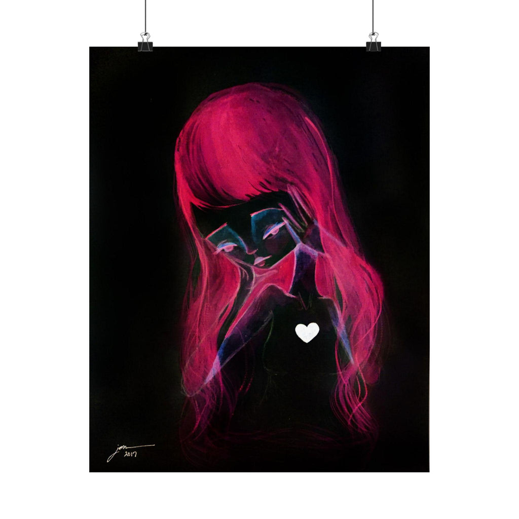 Girl Inverted · Poster Print