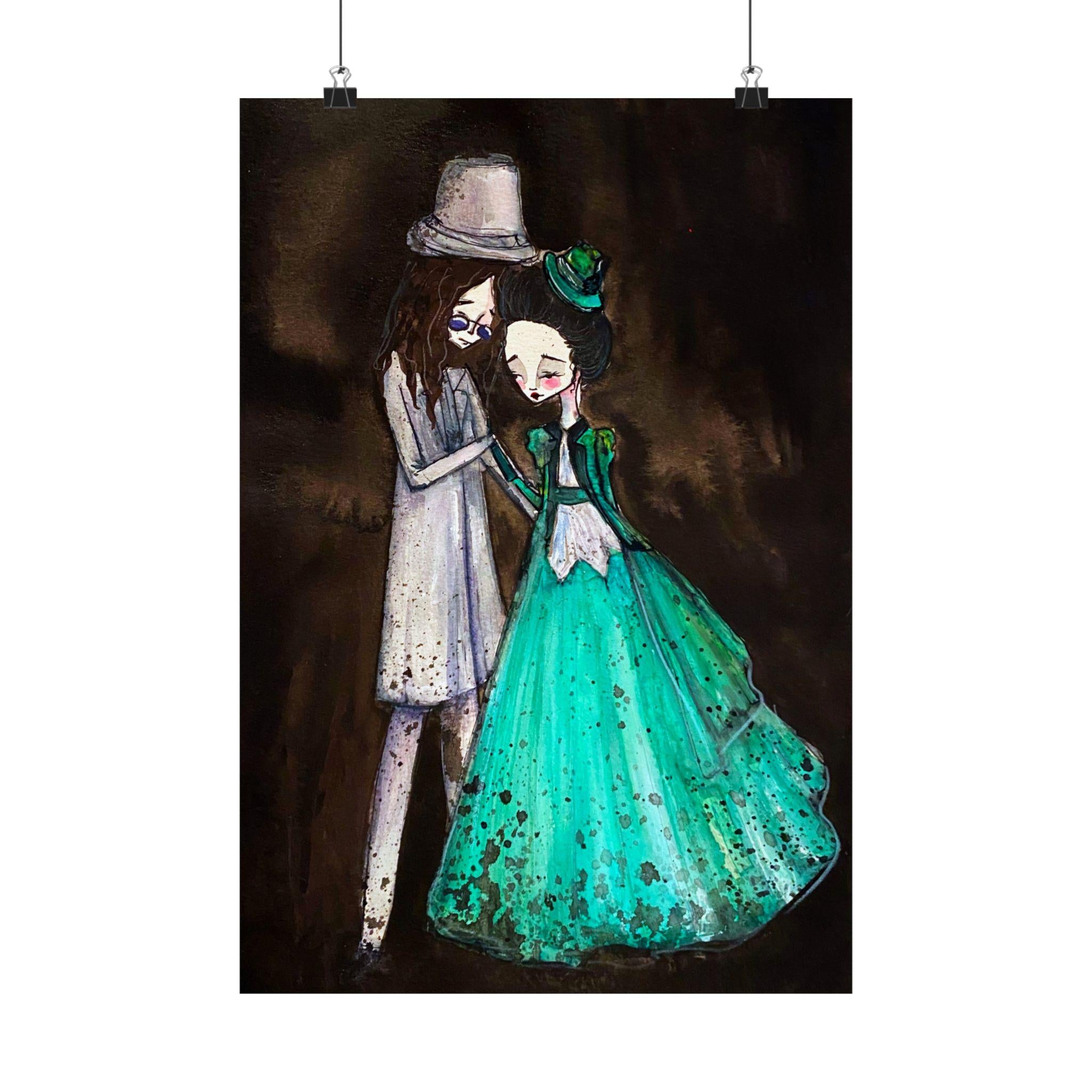 Dracula and Mina · Poster Print