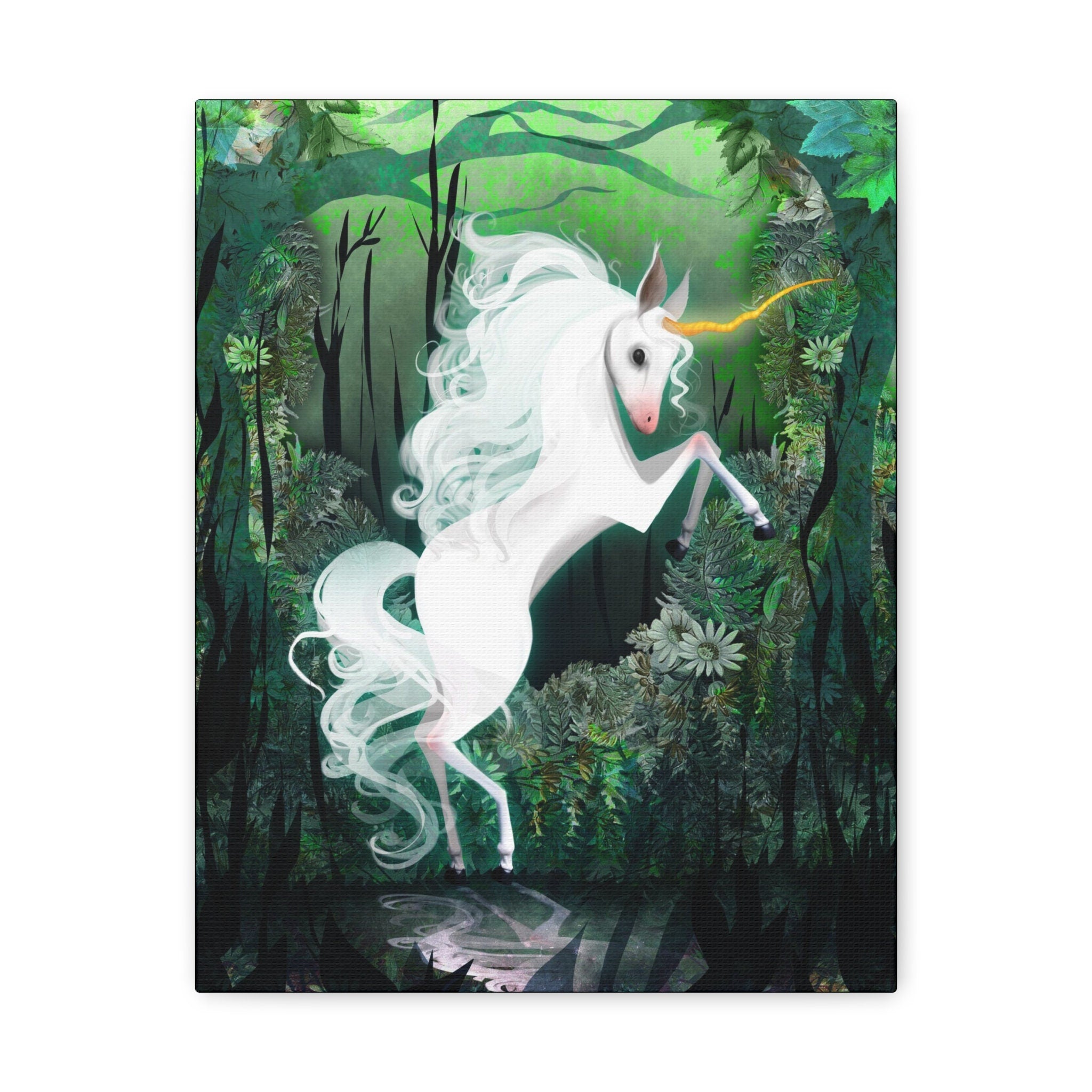 Light Unicorn · Canvas Print