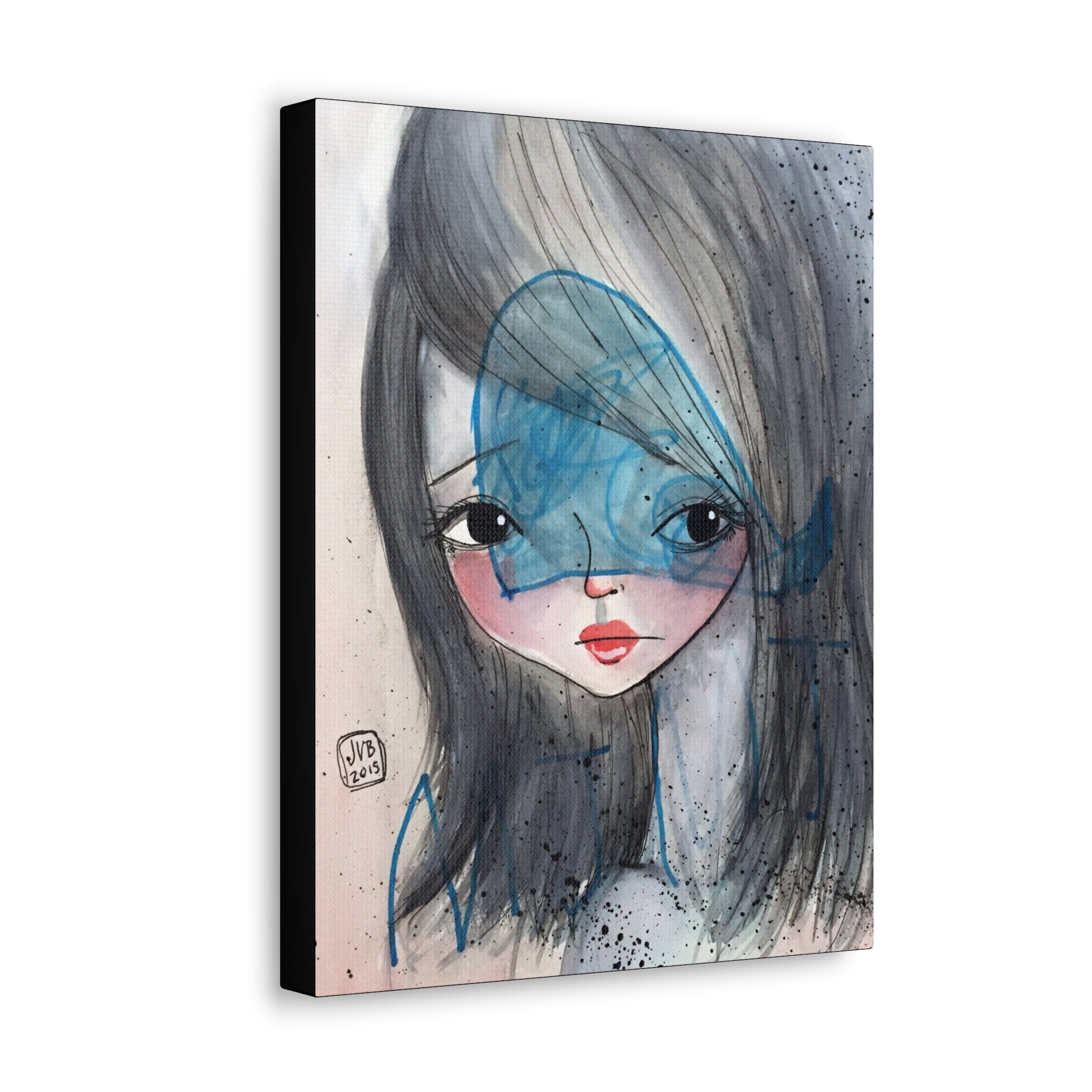 MJ · Canvas Print