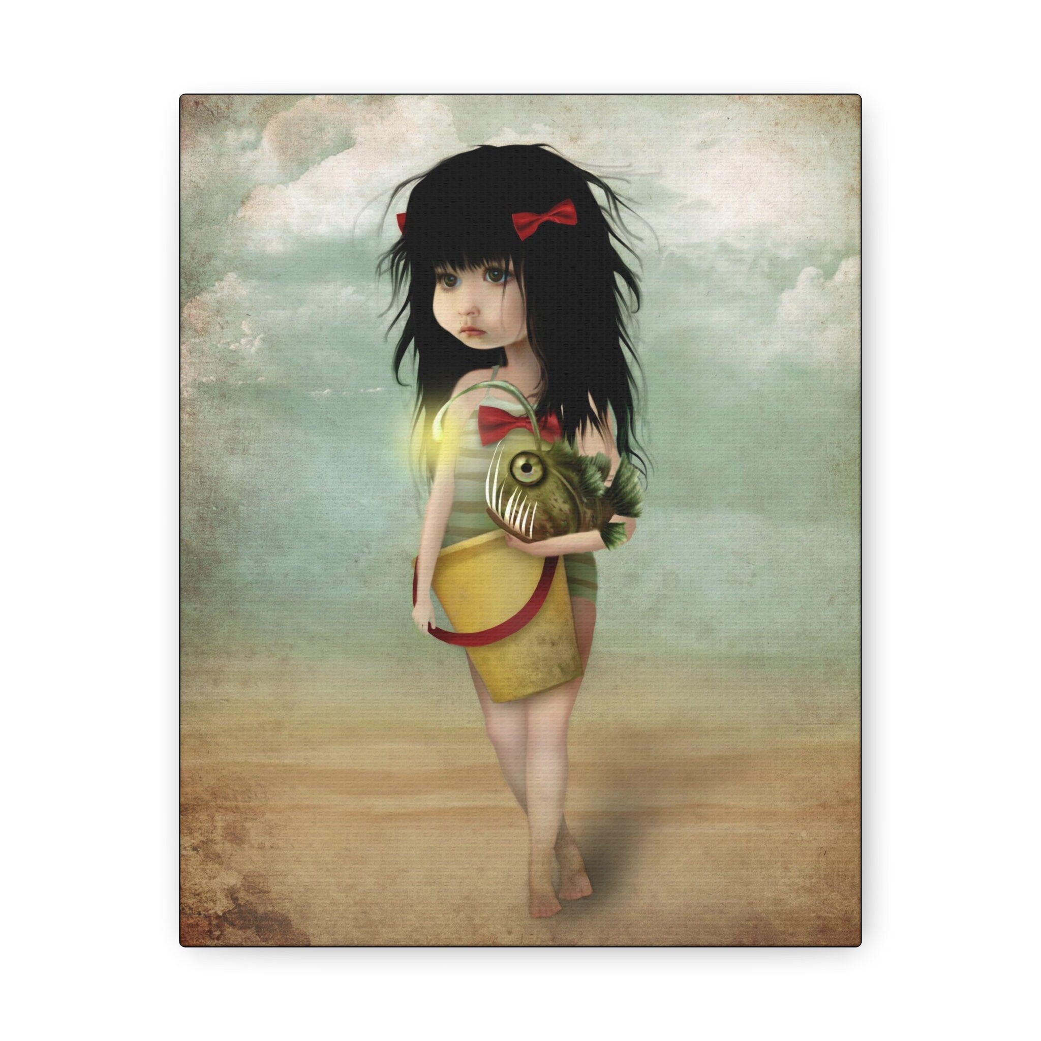 My Fishy Friend · Canvas Print